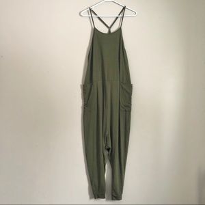 Slouchy Army Green Jumpsuit